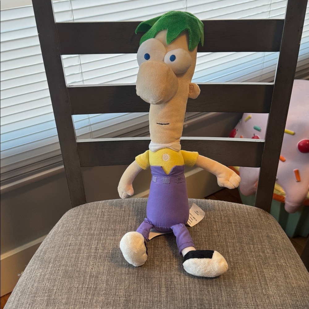 Disney Store Phineas and Ferb - Ferb Fletcher Talking Plush